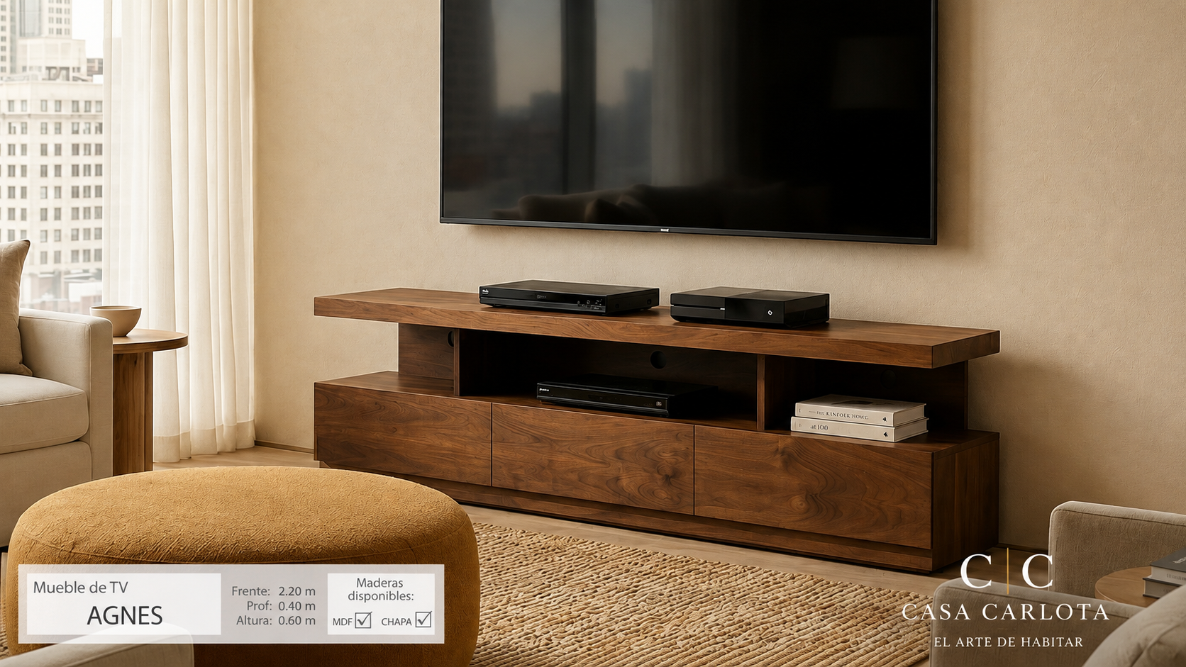 Mueble TV 9 Casa Carlota